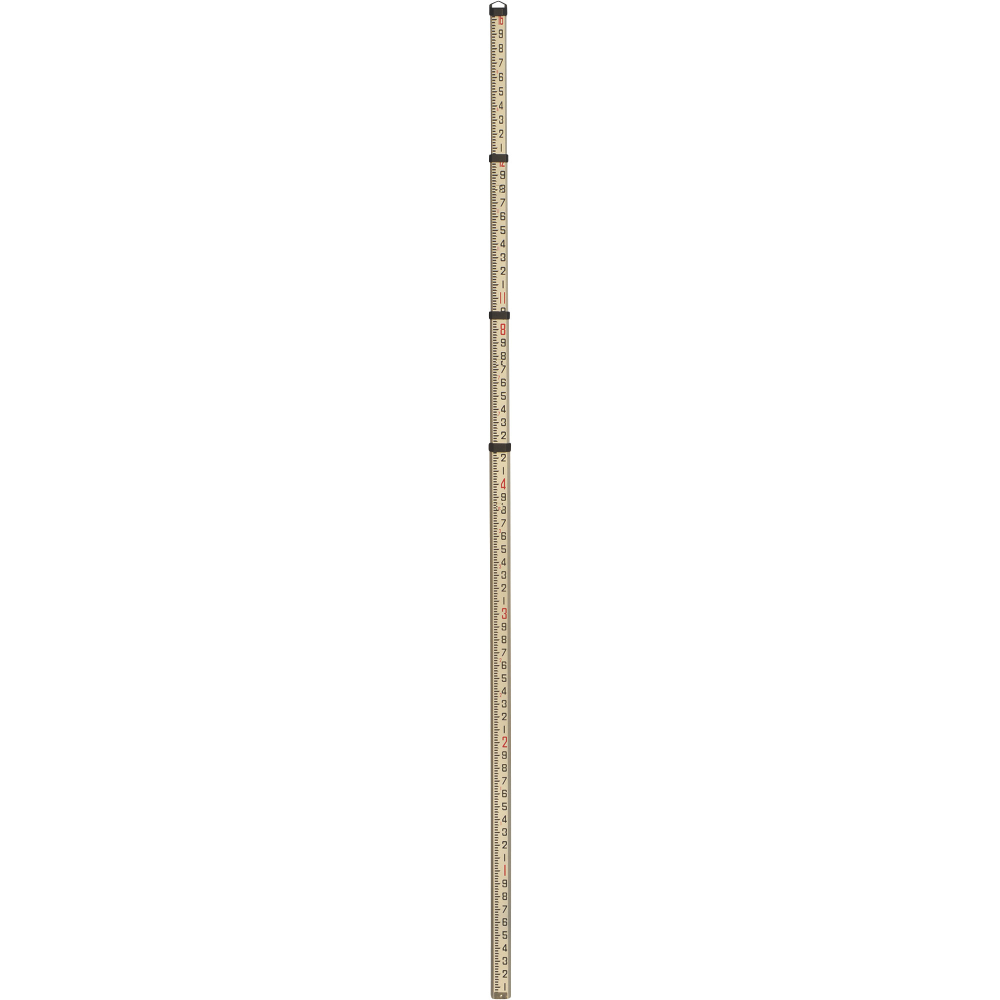 Johnson Level & Tool Aluminum Grade Rod — 16ft., Model 406320